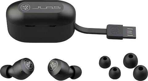 JLab GO Air POP True Wireless In-Ear Headphones - Black