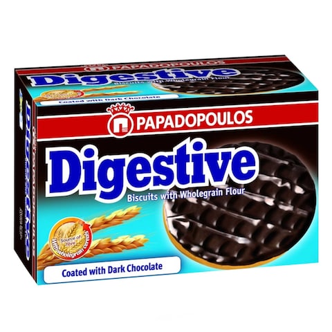 Papadopoulos Digestive Dark Chocolate 200GR