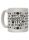 muGGyz Printed Ceramic Coffee Mug White