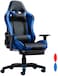 LANNY Racing Video Gaming Chair LK2171 With Footrest Lumbar Swivel PU Leather Home Office Computer Desk Chair (Color : blue)