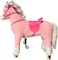 Lovely Baby Ride On Horse LB J001 For Kids, Horse Riding Toys Action Pony Large Mechanical Horse To Ride On Bounce Up And Down And Move For Children 4-12 Years (Pink)