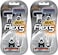Bic Flex 5 Comfort Disposable Shaving Razor Multicolour 2 Razors
