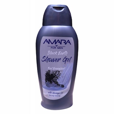AMARA MEN BLK/EARTH SHOWER GEL400ML