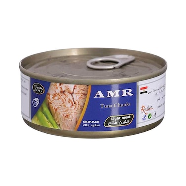 إيه إم أر تونة قطع في زيت - 140جم