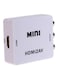 Generic - Mini HD Video To HDMI Converter Box Adapter White