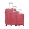 Hard Trolley Abs 3Pcsnbsp Red