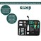 KKmoon-9 in 1 LAN Network Fix Cable Tester Crimper Plier Hand Tool Kit Cat5 RJ45 RJ11 RJ12 Stripping Make Ethernet Connector Test