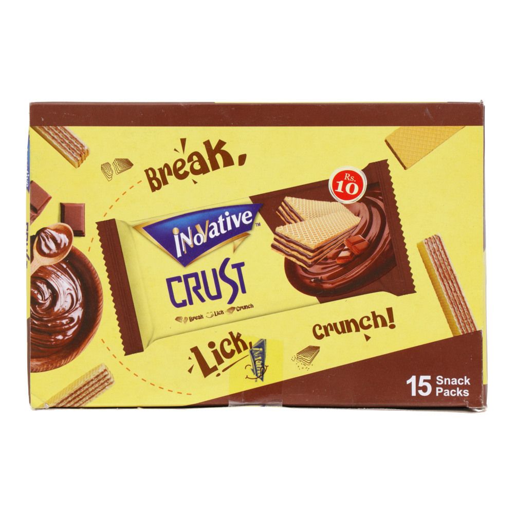 Innovative Crust Crispy Chocolate Wafers Snack Pack 15 pcs