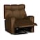 In House Velvet Classic Recliner Chair - Brown - AB011