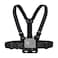 O Ozone Chest Mount Harness Chesty Strap Compatible For Gopro Hero 9, For Hero 8, For Hero 7, For Sjcam, For Yi Action Camera [Adjustable Chest Mount Belt] Black