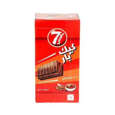 7Days Chocolate Cake Bar With Cacao Filling 25grx12pieces