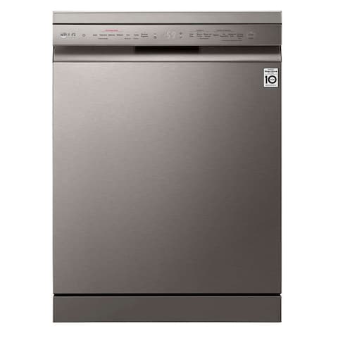 LG 14 Place Setting Free Standing Dishwasher DFC532FP Platinum Silver