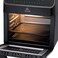 Evvoli Air Fryer Oven Multi-Functions 12 Liters, Digital Control Panel Display, 8 Preset Programs, 1850W, Black, EVKA-AO1212B