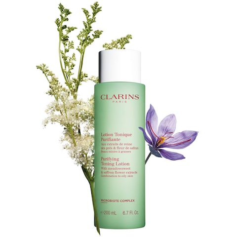 Clarins Purifying Toning Lotion With Meadowsweet &amp; Saffron Flower Extracts - Combination To Oily Skin 200ml
