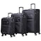Eminent V6093SZ 3pcs Trolley Luggage Set Black