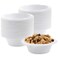 Marrkhor White 12 Oz. Plastic Bowls - 100 Count