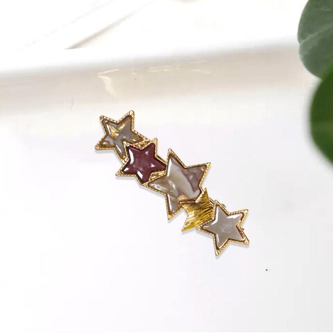 Aiwanto Hair Clips Hair Pin Beautiful Star Hair Clips Hair Accessories For Girls Kids (2Pcs)