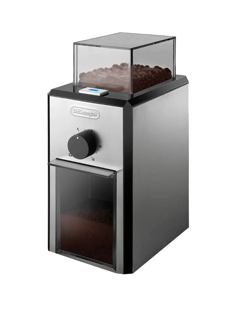 DeLonghi Grind Selector Coffee Grinder 110W KG89 Silver/Black