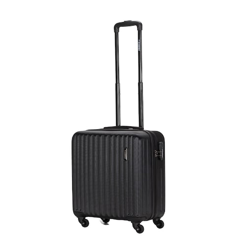 Single Hardside Spinner 4 Wheels Cabin Trolley Luggage With Number Lock 16 Inches