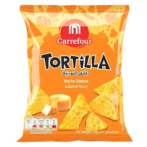 Carrefour Nacho Cheese Tortilla Chips 23g