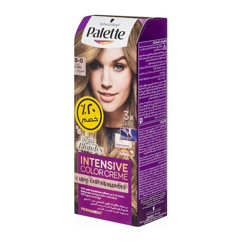 Schwarzkopf Palette Intensive Color Creme - 8-0 Light Blonde