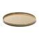 Fissman Ceramic Plate Beige Crackle Brown