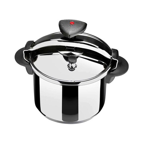 Magefesa Stainless Steel Pressure Cooker - 14 Liters - Silver