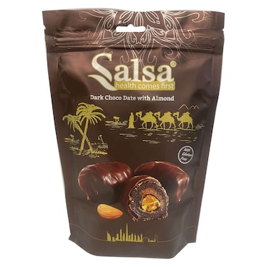 Salsa Dark Choco Date With Almond 250g