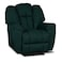 Penhaligon's Linen Rocking &amp; Rotating Recliner Chair - Dark Green