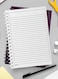 Lowha Spiral Notebook With 60 Sheets And Hard Paper Covers With Abstract Water Effect Design, For Jotting Notes And Reminders, For Work, University, School