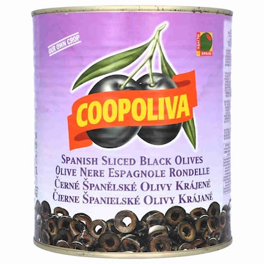 Coopoliva Spanish Sliced Black Olives 3000g