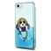 iOrigin iPhone 7 Clear Glitter Mobile Case - Dog in a Pool