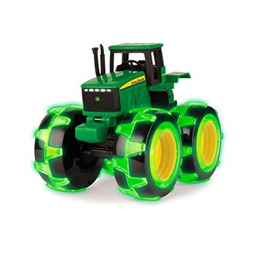 Tomy John Deere Monster Treads Lightning Wheels Tractor, Green