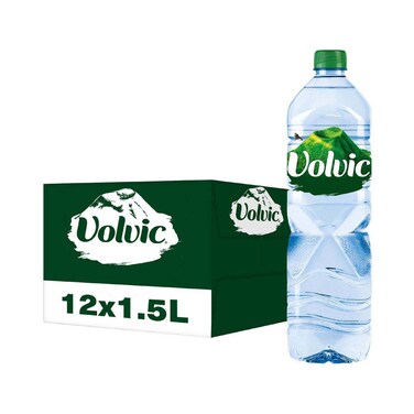 Volvic Natural Mineral Water 1.5L Case of 12