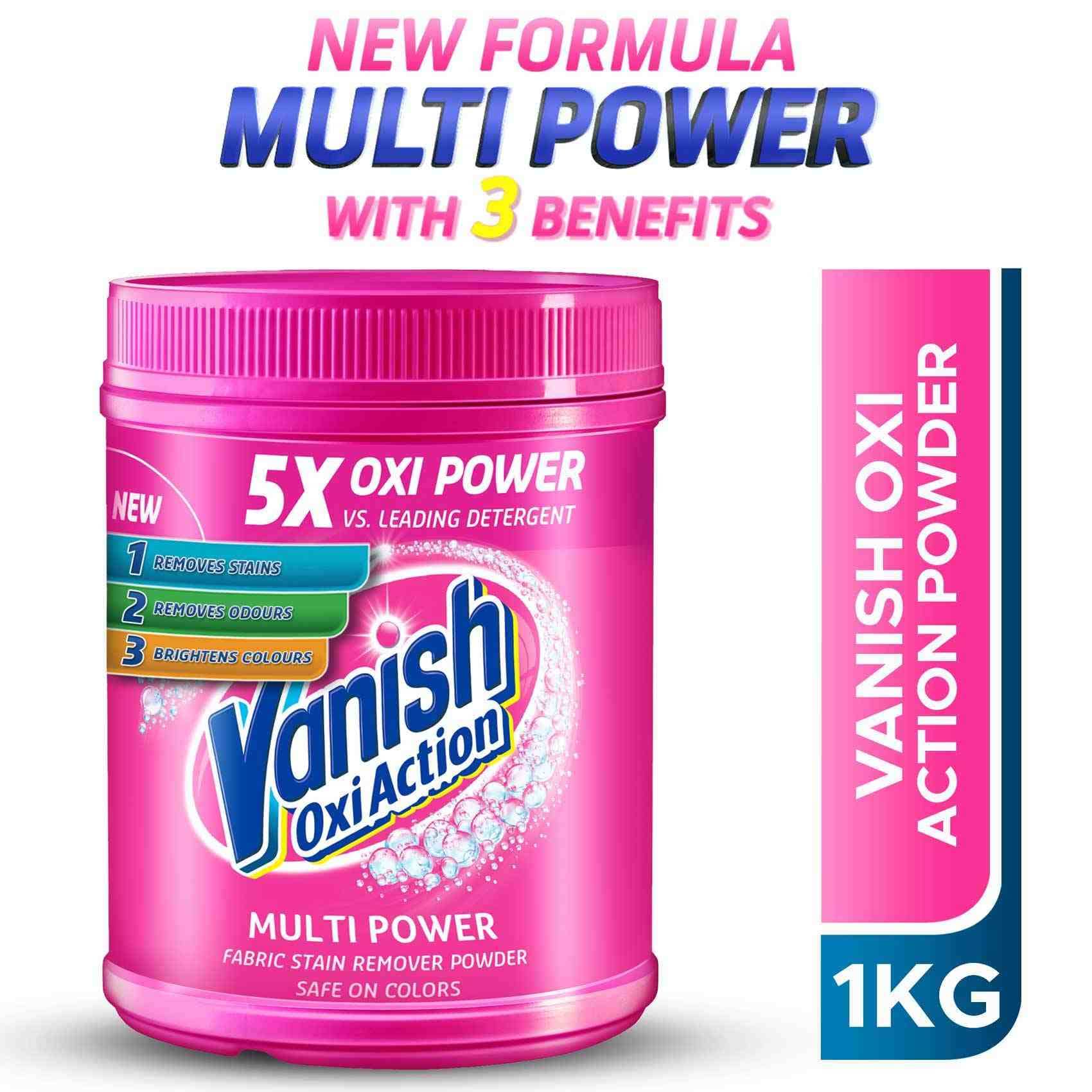 Vanish NapiSan Oxi Action Colour Safe Powder Fabric Stain Remover