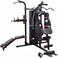 SKYLAND Multi-Function HOME GYM 3 STATION With Protection Cover for 72 Kg Stack Weight, Adjustable bench, Punching Bag, Power Stand-GM-8138