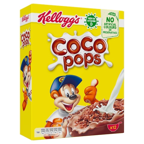 Buy Kelloggs Coco Pops Wheat Cereal 330g in Saudi Arabia