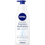 Buy NIVEA Express Hydration Body Lotion White 400ml in UAE