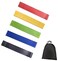 Generic 5Pcs/Set Resistance Band Yoga Exercise Pull Rope Elastic Bands Fitness 6Levels Latex Gym Strength Training Rubber Loops Bands