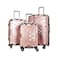 STARGOLD Trolley Luggage Set of 3 PCS TPC Hard Side Spinner Wheels With TSA Lock