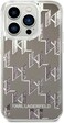CG Mobile Karl Largerfeld Liquid Glitter Case Monogram Pattern &amp; Multicolor Glitter Scratch Resistant/Non-Yellowing/Non-Slipping/Anti-Scratch Compatible With iPhone