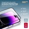 Moxedo 3 in 1 Protection Pack, Tempered Glass Screen Protector, Clear Case and Camera Lens Protector for iPhone 14 Pro