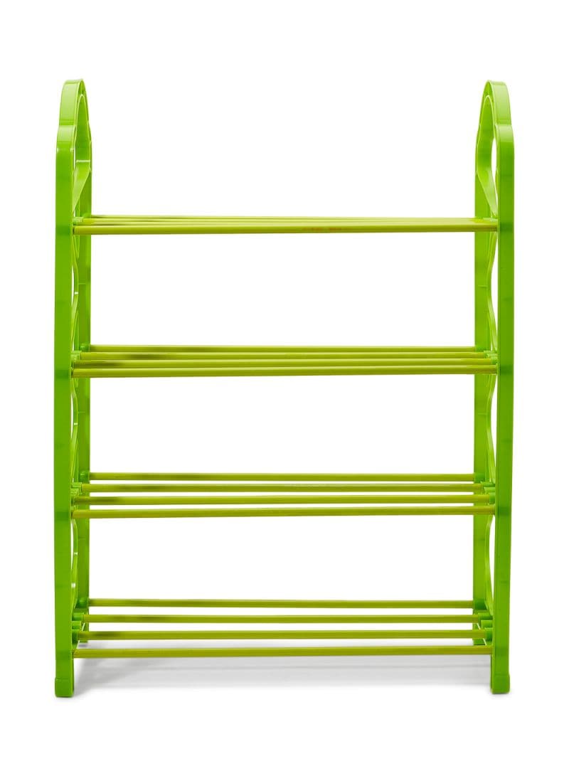 Buy Dblew 4-Layer Stackable Shoe Rack Green 55X50X7.9cm Online ...