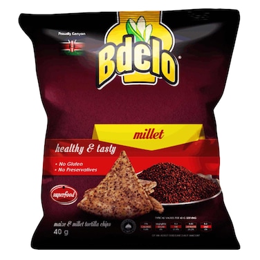 Bdelo Maize Tortilla Millet Potato Chips 40G