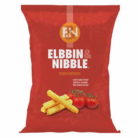 Elbbin  Nibble Tomato And Potato Chipsticks 30G