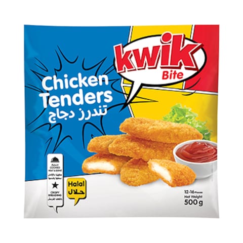 Kwik Bite Crispy Chicken Tenders 500GR