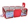 Children's Play Fence Portable Child Playpen Rectangle Toddlers Play Yard With Door Activity Center Child Play Game Fence Anti-Fall Play Pen,Safe And Secure and 30 balls