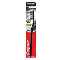 Colgate Double Action Charcoal Toothbrush Medium