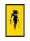 Spoil Your Wall Wonder Woman Wall Poster With Frame Yellow/Black 40x60cm