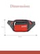 Para John Waist Bag For Men, women with adjustable strap, perfect for travel camping, money belt